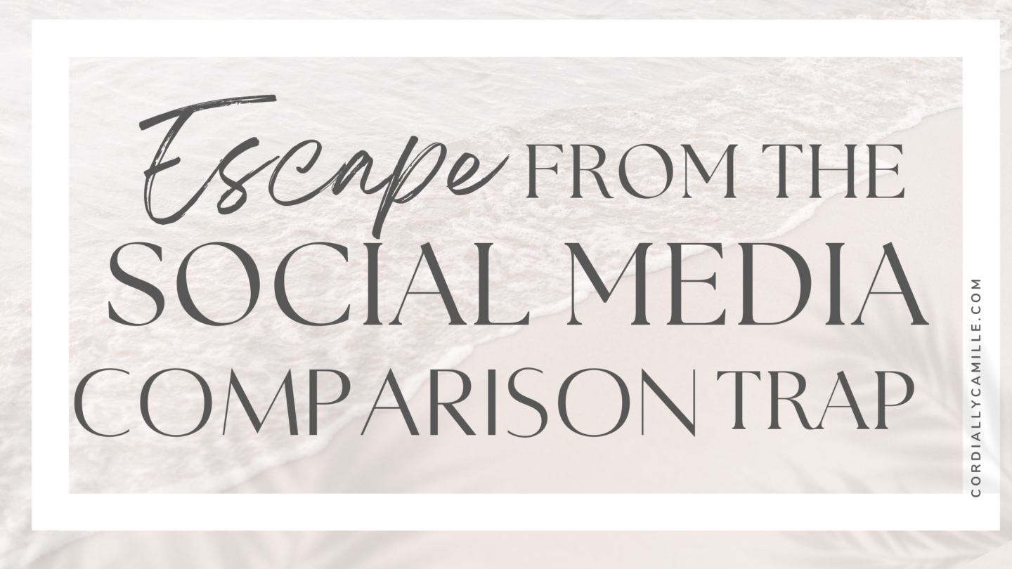 Escape From the Social Media Comparison Trap 